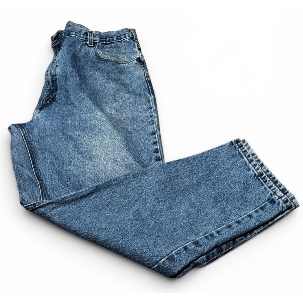 Carhartt Men's Relaxed Fit Blue Jeans 42x32 Straight‎ Leg Denim Pants